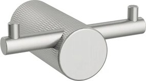 Orabella 15191 Brushed Nickel - Άγκιστρο διπλό ανοξείδωτo