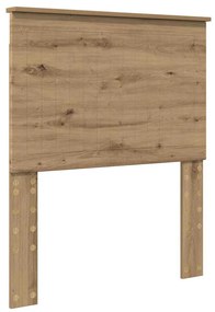 vidaXL Κεφαλάρι με κεφαλάρι Artisan Oak 80 cm Επεξεργασμένο ξύλο