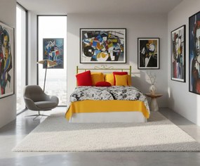 Κρεβάτι Orion-160x200-Χρυσό-Χωρίς ποδαρικό