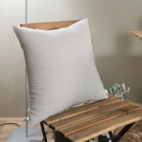 Μαξιλαροθήκη Διακοσμητική Pescara 02 Beige Teoran 45X45 45x45cm Cotton-Polyester