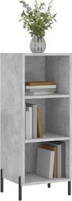 vidaXL Ντουλάπι Γκρι Σκυροδέματος 34,5x32,5x90 εκ. Επεξεργασμένο Ξύλο