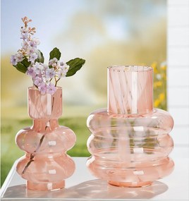 Βάζο ArteLibre Ροζ Γυαλί 23.5cm