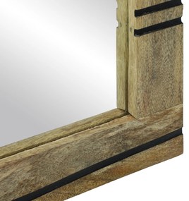 vidaXL Καθρέφτης μπάνιου  50 x 70 x 30 εκ. από ξύλο μάνγκο.