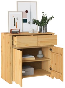 vidaXL Μπουφές "DRAMMEN" 79x43x75,5 εκ. Μασίφ Ξύλο Πεύκου