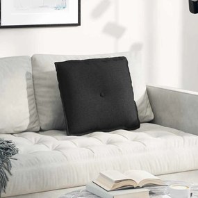 vidaXL Μαξιλάρι Πλάτης Μαύρο 50 x 19 x 45 εκ ύφασμα