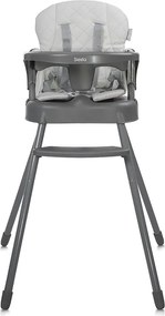 BABY HIGH CHAIR 3in1 SIESTA GREY LEATHER