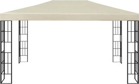 vidaXL Κιόσκι Κρεμ 3 x 4 μ.