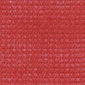 Διαχωριστικό Βεράντας Κόκκινο 75 x 300 εκ. από HDPE - Κόκκινο