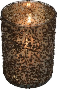 Κηροπήγιο ArteLibre Χρυσό Γυαλί 12x12x17cm