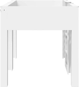 VidaXL Κρεβάτι Κουκέτα για Παιδιά Λευκό 100 x 200 cm