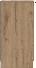 vidaXL Παπουτσοθήκη Χρώμα Αρτισιανή Δρυς 29,5x35x70 εκ. Επεξ. Ξύλο