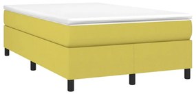 vidaXL Πλαίσιο Κρεβατιού Boxspring Πράσινο 120x200 εκ. Υφασμάτινο