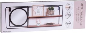 Ραφιέρα Τοίχου Με Καθρέφτη (50x10x19) K-M DD1400060