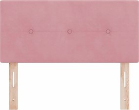 vidaXL Κεφαλάρι Ροζ 80 cm Βελούδο