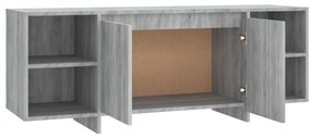 vidaXL Έπιπλο Τηλεόρασης Γκρι Sonoma 130x35x50 εκ. από Μοριοσανίδα