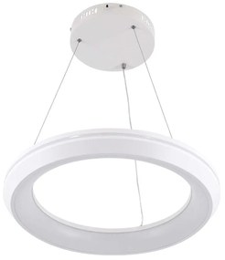 Φωτιστικό Οροφής Melina 61044 Led 55W Φ48cm White GloboStar Πλαστικό