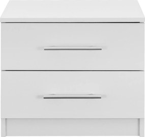 ΚΟΜΟΔΙΝΟ ΜΕΛΑΜΙΝΗΣ CHELSEA HM2220.05 ΛΕΥΚΟ 48x40,5x41,5 εκ.