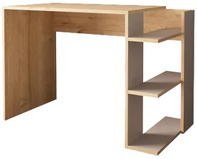 Toska work desk in oak-sandstone shade 114x56x76cm 114x56x76 εκ.