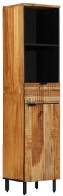 vidaXL Ντουλάπα Μπάνιου 38x33x160 εκ. Μασίφ Ξύλο Ακακίας