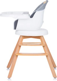 Καρεκλάκι Φαγητού Περιστρεφόμενο 3 σε 1 "Rotto" platinum