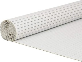 vidaXL Φράχτης Κήπου Διπλής Όψης Λευκός 1,8x5 μ. PVC