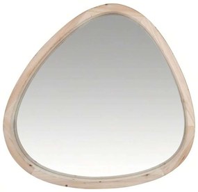 Καθρέπτης Τοίχου Aenaos 11-0556 50x55cm Natural Wood, Glass