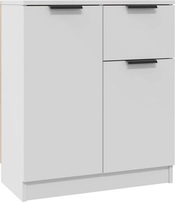 vidaXL Ντουλάπια 2 τεμ. άσπρο 60x30x70 εκ. Επεξεργασμένο Ξύλο