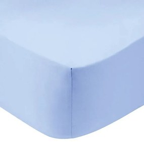 Κατωσέντονο Cotton Feelings με λάστιχο 103 Light Blue Μονό (100x200+30)