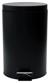 ESTIA ΧΑΡΤΟΔΟΧΕΙΟ ΜΠΑΝΙΟΥ CLASSIC SOFT CLOSE 12lt ΜΑΤ ΜΑΥΡΟ