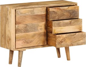 vidaXL Ντουλάπι 90 x 30 x 69 εκ. από Μασίφ Ξύλο Μάνγκο