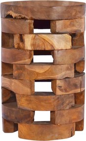 vidaXL Κομοδίνο 30 x 30 x 45 εκ. από Μασίφ Ξύλο Teak