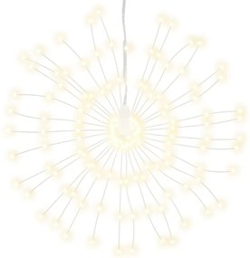 vidaXL Φωτάκια Χριστουγεννιάτικα 4 Τεμ. 140 LED Θερμό Λευκό 17 εκ.