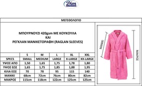 Μπουρνούζι Dimcol 3010 Ροζ