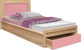 ΚΡΕΒΑΤΙ ΜΕ ΣΥΡΤΑΡΙ PLAYROOM HM330.02 SONAMA-ΡΟΖ 90Χ190εκ.