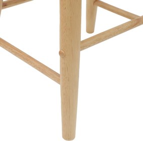 vidaXL Καρέκλες φαγητού 2 pcs Φυσικό 46 x 37 x 63 εκ