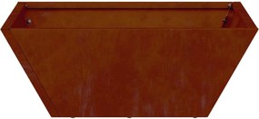 vidaXL Γλάστρα Κήπου Σκ rusty 40 x 40 x 15 cm