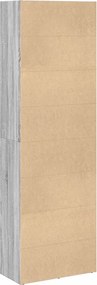 vidaXL Βιβλιοθήκη Γκρι Sonoma 60x30x189 εκ. από Επεξεργ. Ξύλο