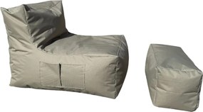 Bean Bag Set (2 Pieces) Xxl Sedir - Beige Beige