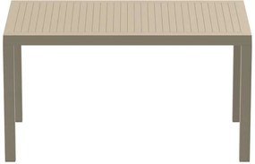 Τραπέζι πολυπροπυλένιου Ares 140x80 Γκρί