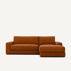 Γωνιακός καναπές από λινό βελούδο, Skander