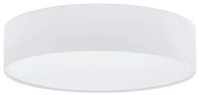 Eglo Pasteri Μοντέρνα Υφασμάτινη Πλαφονιέρα Οροφής με Ντουί E27 σε Λευκό χρώμα 57cm 97611