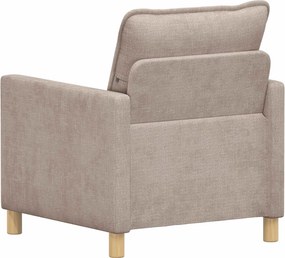 vidaXL Καναπές Μπεζ 76 x 81 x 87,5 εκ Πολυεστέρας