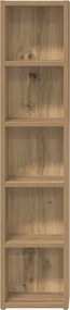 vidaXL Ντουλάπια CD 2 τεμ. Artisan Δρυς 21x16x93,5 εκ Επεξ. Ξύλο