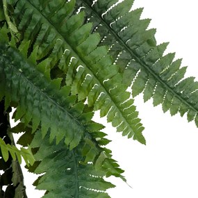 GloboStar® Artificial Garden FERN HANGING BRANCH 20247 Τεχνητό Διακοσμητικό Κρεμαστό Φυτό Φτέρη Υ120cm