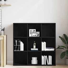 vidaXL Βιβλιοθήκη Μαύρη Δρυς 98x29x97,5 εκ. από Τεχνητό Ξύλο