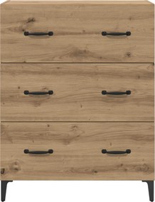 vidaXL Πλαϊνό γραφείο Artisan Oak 69,5 x 34 x 90 εκ.
