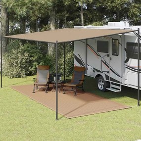 vidaXL Χαλί Σκηνής Taupe 250 x 500 εκ.