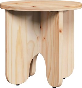 vidaXL Τραπεζάκι σαλονιού 2 pcs Φυσικό Μασίφ ξύλο πεύκου