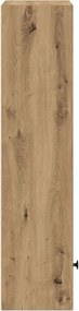 vidaXL Βιβλιοθήκη Αρτισιανή Δρυς 31x24x102 εκ. Επεξ. Ξύλο
