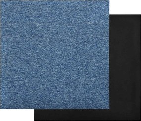 vidaXL Χαλί 20 τμχ. Μπλε 50 x 50 cm 100% Πολυπροπυλένιο